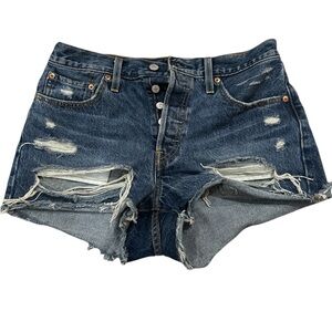 Levi’s 501 Distressed Denim Women Shorts